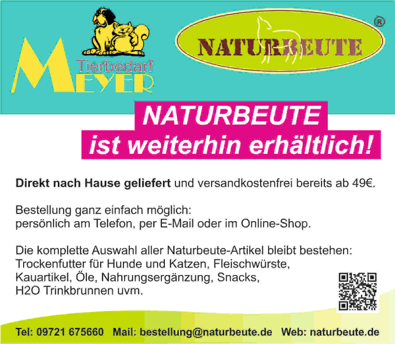 Hinweis: Naturbeute ist weiterhin erhältlich